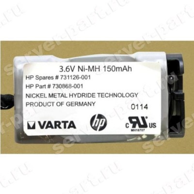 Батарея резервного питания (BBU) HP Flash Backed Write Cache (FBWC) Capacitor Pack 3,6v 150mAh For Smart Array P430 P830 DL580 Gen8(730868-001) (ХПЕ) Батарея резервного питания (BBU) HP Flash Backed Write Cache (FBWC) Capacitor Pack 3,6v 150mAh For Smart Array P430 P830 DL580 Gen8(730868-001) (ХПЕ)