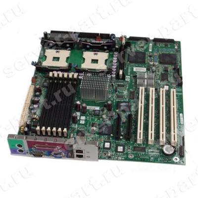 Материнская Плата HP iE7520 Dual Socket 604 6DualDDRII 2UW320SCSI U100 2PCI-E8x 4PCI-X Video 2LAN1000 E-ATX 800Mhz For ML350G4p(384162-501) (ХПЕ) Материнская Плата HP iE7520 Dual Socket 604 6DualDDRII 2UW320SCSI U100 2PCI-E8x 4PCI-X Video 2LAN1000 E-ATX 800Mhz For ML350G4p(384162-501) (ХПЕ)