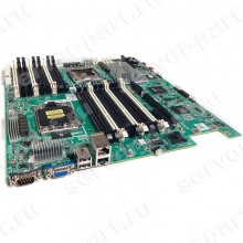Материнская Плата HP i5520 Dual Socket 1366 18DDR3 6SATAII PCI-E16x 2.0/Riser PCI-E8x SVGA 2xGbLAN E-ATX 6400Mhz 1U For DL160G6 SL160zG6 Xeon 56xx 55xx(637970-001)