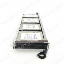 Группа Жестких Дисков (4шт) HP 900Gb (U600/10000) 6G SAS 2,5" To 3,5" 40pin Fibre Channel For 3PAR T400 T800 T-Class Storage System(703244-001)