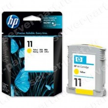 Картридж HP №11 Officejet(9100 Pro K850) DesignJet(10ps 20ps 50ps серии 70 100 110 120) Business Inkjet(1000 серии 1100 1200 2200 2600 2800) Color Inkjet(cp1700) 28ml Yellow(C4838AN)
