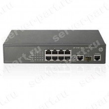 Коммутатор HP FlexNetwork SI Switch 8port-10/100Mbps 1port-1GBase RJ45/SFP+ UTP Layer 2 19" 1U(JG221A)