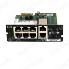 Плата Удаленного Управления HP UPS Management Module 10/100Мбит/сек 2xRJ45 6xRS-232 Web/SNMP For XR UPS R36000 R12000 R8000 R5500 R5500xr R3000 R3000xr R1500G2 R1500xr T2200xr T1500xr T1000xr(445573-001)