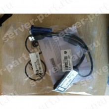 KVM Кабель HP RJ45 - Video&1xUSB Virtual Media CAC Interface Adapter 39cm+63cm(AF623A)