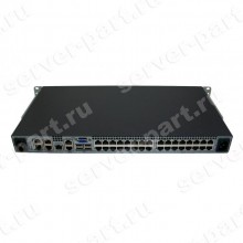 KVM Переключатель HP Server IP Console Switch With Virtual Media 4x1x16 16хPC USB/PS2 16xLAN 4xUSB 19" 1U(580647-001)
