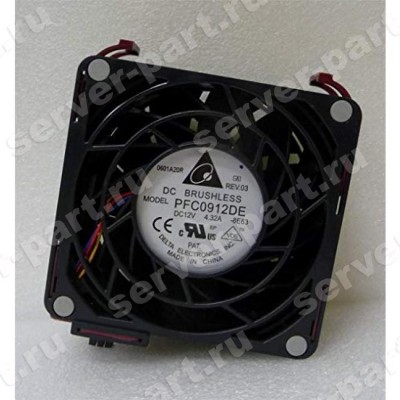 Вентилятор HP (Delta) Brushless 4.32A 12v 5700 об/мин 147.7CFM 38dB 92x92x38mm для ML370G6 DL370G6(508107-B21) (ХПЕ) Вентилятор HP (Delta) Brushless 4.32A 12v 5700 об/мин 147.7CFM 38dB 92x92x38mm для ML370G6 DL370G6(508107-B21) (ХПЕ)