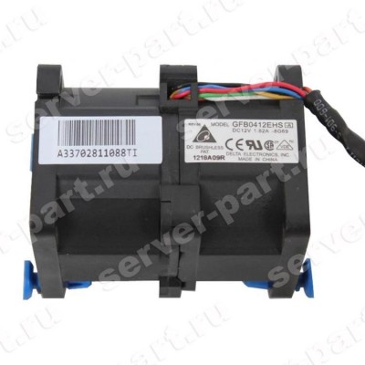Вентилятор HP (AVC) 1,5A 12v 15000 об/мин 27,3CFM 59,5dB 40x40x56mm для DL120G6 DL120G7 DL320G6 DL160G6 DL165G7(DFTA0456B2H-P014) (ХПЕ) Вентилятор HP (AVC) 1,5A 12v 15000 об/мин 27,3CFM 59,5dB 40x40x56mm для DL120G6 DL120G7 DL320G6 DL160G6 DL165G7(DFTA0456B2H-P014) (ХПЕ)