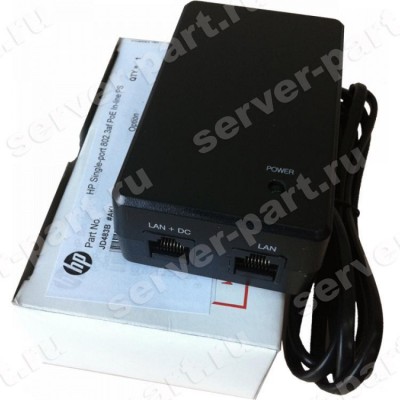 Блок Питания HP Single-Port 802.3af PoE In-Lone PS (I.T.E.) Input 100-250V 50/60Hz 0.5A Output +48V/0,4A 2xRJ45(JD483-61002) (ХПЕ) Блок Питания HP Single-Port 802.3af PoE In-Lone PS (I.T.E.) Input 100-250V 50/60Hz 0.5A Output +48V/0,4A 2xRJ45(JD483-61002) (ХПЕ)