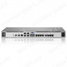 KVM Переключатель HP Server KVM IP Console Switch G2 With Virtual Media CAC 1x1Ex8 8хPC USB/SVGA 8xLAN+7xLAN 4xUSB 19" 1U(580645-001)