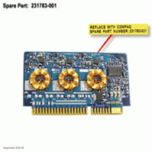 231783-001 HP Voltage Regulator Board