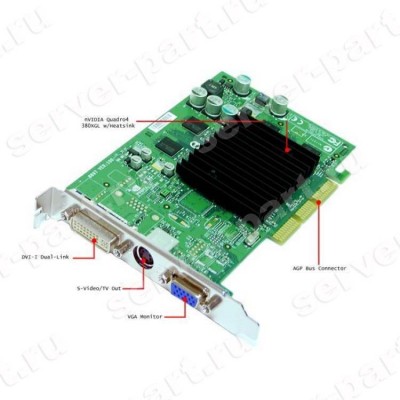 Видеокарта HP (PNY) Nvidia Quadro 4 380 XGL 64Mb 128Bit DDR DVI TV-Out AGP8x For xw4000 xw4100 xw5000 xw6000 xw8000.(308960-002) (ХПЕ) Видеокарта HP (PNY) Nvidia Quadro 4 380 XGL 64Mb 128Bit DDR DVI TV-Out AGP8x For xw4000 xw4100 xw5000 xw6000 xw8000.(308960-002) (ХПЕ)