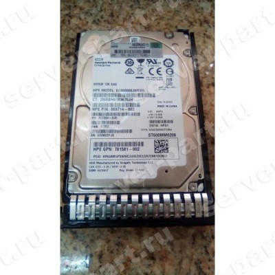 Жесткий Диск HP (Seagate) Enterprise Performance 10K HDD v8 ST600MM0208 600Gb (U1200/10000/128Mb) 512n 12G SAS 2,5" For Gen5 Gen6 Gen7 Gen8 Gen9 Gen10 MSA2052 MSA2050 MSA2042 MSA2040 MSA1050 MSA1040(EG000600JWEBH) (ХПЕ) Жесткий Диск HP (Seagate) Enterprise Performance 10K HDD v8 ST600MM0208 600Gb (U1200/10000/128Mb) 512n 12G SAS 2,5" For Gen5 Gen6 Gen7 Gen8 Gen9 Gen10 MSA2052 MSA2050 MSA2042 MSA2040 MSA1050 MSA1040(EG000600JWEBH) (ХПЕ)