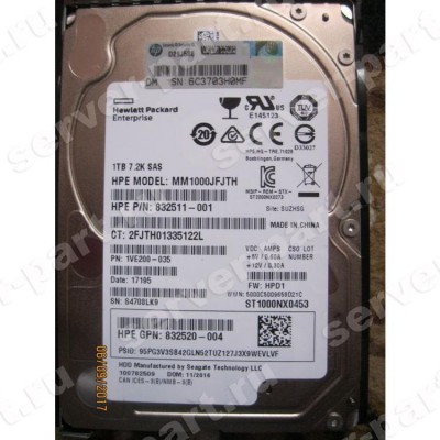 Жесткий Диск HP (Seagate) Enterprise Capacity 2.5 HDD ST1000NX0453 1Tb (U1200/7200/128Mb) 512n 12G SAS 2,5" For Gen8 Gen9 Gen10(MM1000JFJTH) (ХПЕ) Жесткий Диск HP (Seagate) Enterprise Capacity 2.5 HDD ST1000NX0453 1Tb (U1200/7200/128Mb) 512n 12G SAS 2,5" For Gen8 Gen9 Gen10(MM1000JFJTH) (ХПЕ)