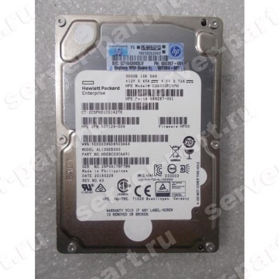 Жесткий Диск HP (Toshiba) AL13SEB300 300Gb (U600/10000/64Mb) 6G SAS 2,5" For Gen4 Gen5 Gen6 Gen7 Integrity rx2800 i2 i4 rx6600 rx3600 rx2660(EG0300FCSPH) (ХПЕ) Жесткий Диск HP (Toshiba) AL13SEB300 300Gb (U600/10000/64Mb) 6G SAS 2,5" For Gen4 Gen5 Gen6 Gen7 Integrity rx2800 i2 i4 rx6600 rx3600 rx2660(EG0300FCSPH) (ХПЕ)