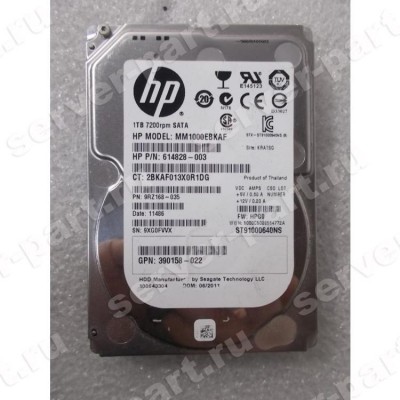 Жесткий Диск HP (Seagate) Constellation.2 ST91000640NS 1Tb (U600/7200/64Mb) 6G SATAIII 2,5" For Gen4 Gen5 Gen6 Gen7(614828-003) (ХПЕ) Жесткий Диск HP (Seagate) Constellation.2 ST91000640NS 1Tb (U600/7200/64Mb) 6G SATAIII 2,5" For Gen4 Gen5 Gen6 Gen7(614828-003) (ХПЕ)