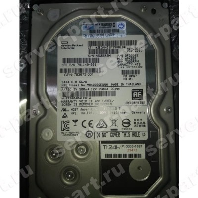 Жесткий Диск HP (HGST) Ultrastar 7K6000 HUS726040ALE614 4Tb (U600/7200/128Mb) AF Secure Erase 512e 6G SATAIII 3,5" For Gen8 Gen9 Gen10(MB4000GEQNH) (ХПЕ) Жесткий Диск HP (HGST) Ultrastar 7K6000 HUS726040ALE614 4Tb (U600/7200/128Mb) AF Secure Erase 512e 6G SATAIII 3,5" For Gen8 Gen9 Gen10(MB4000GEQNH) (ХПЕ)