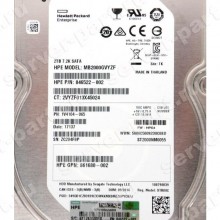 Жесткий Диск HP (Seagate) Enterprise Capacity 3.5 HDD v5 ST2000NM0055 2Tb (U600/7200/128Mb) 512n 6G SATAIII(MB2000GVYZF)