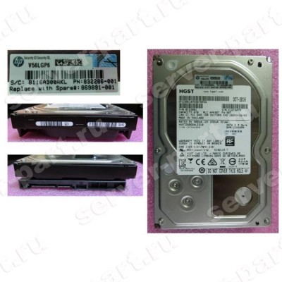 Жесткий Диск HP (HGST) Ultrastar 7K6000 HUS726060ALE614 6Tb (U600/7200/128Mb) AF Secure Erase 512e 6G SATAIII 3,5" For Cloudline CL2100 G3 407S CL2200 Gen10 CL2200 G3 1211R CL3100 G3(832286-001) (ХПЕ) Жесткий Диск HP (HGST) Ultrastar 7K6000 HUS726060ALE614 6Tb (U600/7200/128Mb) AF Secure Erase 512e 6G SATAIII 3,5" For Cloudline CL2100 G3 407S CL2200 Gen10 CL2200 G3 1211R CL3100 G3(832286-001) (ХПЕ)