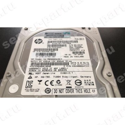 Жесткий Диск HP (Hitachi) Ultrastar 7K4000 HUS724040ALA640 4Tb (U600/7200/64Mb) 512n 6G SATAIII For Gen8 Gen9 Gen10(MB4000GCWLV) (ХПЕ) Жесткий Диск HP (Hitachi) Ultrastar 7K4000 HUS724040ALA640 4Tb (U600/7200/64Mb) 512n 6G SATAIII For Gen8 Gen9 Gen10(MB4000GCWLV) (ХПЕ)
