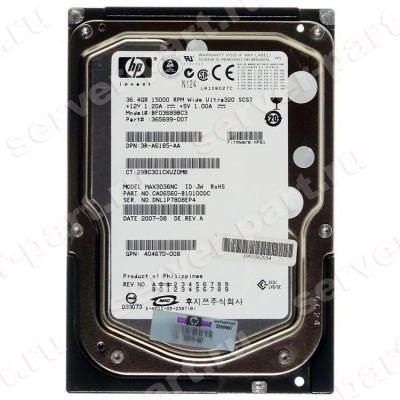 Жесткий Диск HP (Fujitsu) MAX3036NC 36,4Gb (U320/15000/8Mb) 80pin U320SCSI(365699-007) (ХПЕ) Жесткий Диск HP (Fujitsu) MAX3036NC 36,4Gb (U320/15000/8Mb) 80pin U320SCSI(365699-007) (ХПЕ)