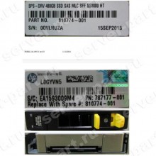 Твердотелый Накопитель SSD SAS HP (HGST) Ultrastar SSD1600MR 480Gb 12G MLC 520Bps SAS 2,5" For 3PAR StoreServ 8000(K2Q95B)
