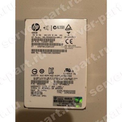 Твердотелый Накопитель SSD SAS HP (Hitachi) 400Gb 6G U600 MLC 520bps SAS 2,5" To 3.5" For 3PAR StoreServ M6720 SS700 7000(F/CRS-400GSS-SAS-RPM-D7-FRU-HP) (ХПЕ) Твердотелый Накопитель SSD SAS HP (Hitachi) 400Gb 6G U600 MLC 520bps SAS 2,5" To 3.5" For 3PAR StoreServ M6720 SS700 7000(F/CRS-400GSS-SAS-RPM-D7-FRU-HP) (ХПЕ)