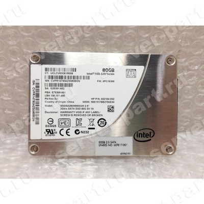Твердотелый Накопитель SSD HP (Intel) SSD X25-V Series SSDSA2M080G2HP 80Gb 170Мб/сек 34nm MLC 3G SATAII 2,5" 7mm For Desktops(652184-002) (ХПЕ) Твердотелый Накопитель SSD HP (Intel) SSD X25-V Series SSDSA2M080G2HP 80Gb 170Мб/сек 34nm MLC 3G SATAII 2,5" 7mm For Desktops(652184-002) (ХПЕ)