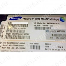 Твердотелый Накопитель SSD HP (Samsung) MZ-7GE9600/0H3 960Gb U600 6G SATAIII 2,5" For Gen7 Gen8 Gen9 Gen10(MZ-7GE9600/0H3)