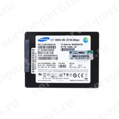 Твердотелый Накопитель SSD HP (Samsung) MZ-7WD960T/0H3 960Gb U600 6G SATAIII 2,5" For Gen7 Gen8 Gen9 Gen10(MZ-7WD960T/0H3) (ХПЕ) Твердотелый Накопитель SSD HP (Samsung) MZ-7WD960T/0H3 960Gb U600 6G SATAIII 2,5" For Gen7 Gen8 Gen9 Gen10(MZ-7WD960T/0H3) (ХПЕ)