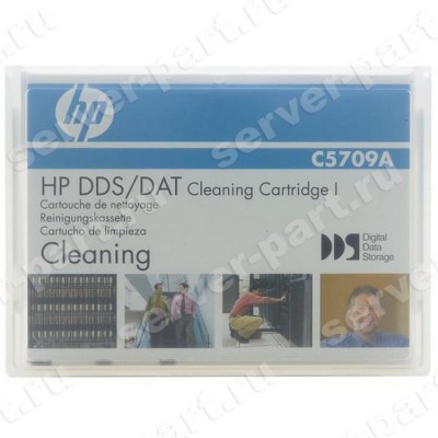 Картридж чистящий для стримера HP C5709A DDS DAT(C5709A) (ХПЕ) Картридж чистящий для стримера HP C5709A DDS DAT(C5709A) (ХПЕ)