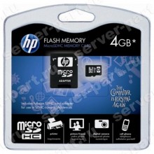 Карта SDHC HP Micro SDHC Flash Media Kit 4Gb microSDHC Class 6 For BL465cG7 SL390sG7(647540-001)