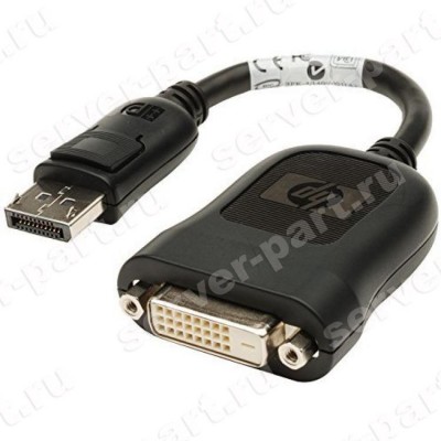 Адаптер HP DisplayPort to DVI (FH973AA) (ХПЕ) Адаптер HP DisplayPort to DVI (FH973AA) (ХПЕ)