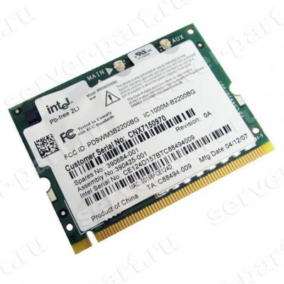 Модуль WiFi HP (Intel) PRO/Wireless 2200BG 802.11b/g 54MBit/s miniPCI(381302-001) (ХПЕ) Модуль WiFi HP (Intel) PRO/Wireless 2200BG 802.11b/g 54MBit/s miniPCI(381302-001) (ХПЕ)